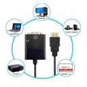 Ver imagem 6 de Cabo Adaptador Hdmi para Vga para Pc Tv Notebook Monitor