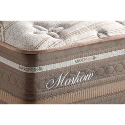 Cama Box Baú King: Colchão Molas Herval Maxspring Moskow + Base CRC Suede Clean(193x203) - 3