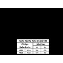 Ver imagem 2 de PORTA TOALHA DUPLO LONGO SLIM C-95 4900