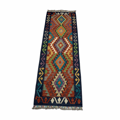 Passadeira Kilim Afegão 1,97 x 0,65m