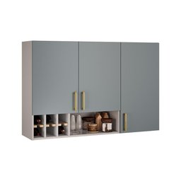 Cozinha Completa Itatiaia Essence 200cm Madeira Fendi/gris - 4