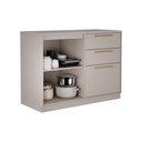 Ver imagem 7 de Cozinha Completa Itatiaia Essence 200cm Madeira Fendi/gris