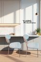 Ver imagem 2 de Cadeiras de Jantar Moderna Design Lançamento 2 Unidade:azul/champagne