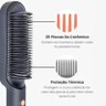 Escova Pente Secadora Profissional 3 em 1 Seca Modela Cabelo - 10