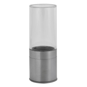 Moedor Manual de Pimenta ou Sal Aço Inox com Acrílico