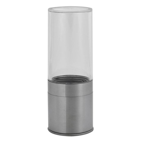 Moedor Manual de Pimenta ou Sal Aço Inox com Acrílico