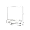 Ver imagem 3 de Painel Milão para Tv até 32 Polegadas - Branco