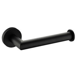 Papeleira Suporte Porta Papel Higiênico Aço Inox Preto Banheiro Lavabo Hortência - 6