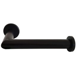 Papeleira Suporte Porta Papel Higiênico Aço Inox Preto Banheiro Lavabo Hortência - 4