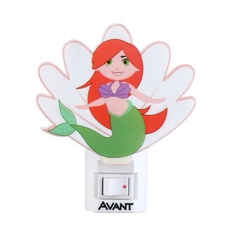 Luz Noturna Led 1w 3000K Bivolt Branco Quente Avant Sereia