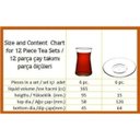 Ver imagem 2 de Xícara de Chá Turca – Pak Gold / 12 Peças