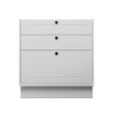 Ver imagem 6 de Balcão de Cozinha 3 Gavetas 100% MDF 80cm sem Tampo Sevilha Herval Branco/Artico