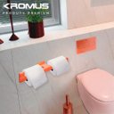 Ver imagem 6 de Papeleira Dupla Inox Rose Gold - Kromus RT0313R