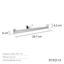 Ver imagem 4 de Papeleira Dupla Inox Rose Gold - Kromus RT0313R