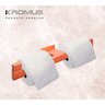 Papeleira Dupla Inox Rose Gold - Kromus RT0313R - 5