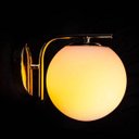 Ver imagem 4 de Arandela Petit Poa French Gold 20cm x 15cm x 17cm 5W Bella SQ005