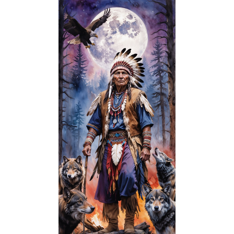 Adesivos Orixás Realista:xamã