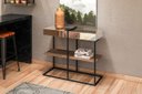 Ver imagem 3 de Aparador para Sala Madeira e Metal Estilo Industrial Buffet Aurora - ÉdeCasaMóveis
