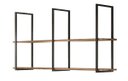 Ver imagem 2 de Prateleira Industrial Suspensa Aurora Plus - Kamila Store