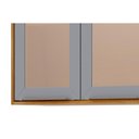 Ver imagem 3 de Armário Aéreo P/ Cozinha Brilhante C/ 2 Portas 120cm Cinamomo/platina - Mgm