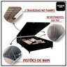 Cama Box Baú Casal Blindado na Celulose - Diversas Cores (188x138x42) - 8