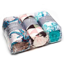 Kit Atacado 3 Jogos de Cama Casal Estampado Vivaldi Ref 85.71.0003 - Estampa Sortida, Não É Possivel - 1