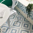 Ver imagem 1 de Adesivo Piso Ladrilho Geométrico Antiderrapante Lavável