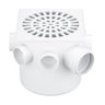 Caixa Sifonada Branca com Grelha Quadrada 150 mm x 150 mm x 50 mm Herc - 2