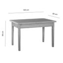 Ver imagem 3 de Conjunto Mesa de Jantar 1,2 m 4 Cadeiras Madri Madeira Maciça Mhm
