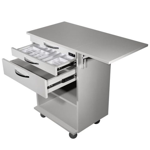 Mesa Auxiliar para Limpeza de Pele Clínica Dentista Consultório