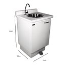 Ver imagem 2 de Mesa Auxiliar Dentista Armazenamento 1 Porta com Acionamento