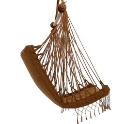 Rede Cadeira Balanço Teto Caramelo Estofada - 3