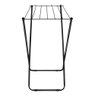 Varal De Chão Aço Slim Retrátil Dobravel Mor Preto 006215 - Preto - 4