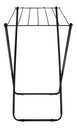 Ver imagem 4 de Varal De Chão Aço Slim Retrátil Dobravel Mor Preto 006215 - Preto