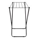 Ver imagem 4 de Varal De Chão Aço Slim Retrátil Dobravel Mor Preto 006215 - Preto