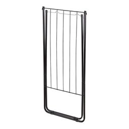 Varal De Chão Aço Slim Retrátil Dobravel Mor Preto 006215 - Preto - 5