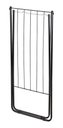 Ver imagem 5 de Varal De Chão Aço Slim Retrátil Dobravel Mor Preto 006215 - Preto