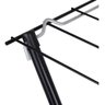 Varal De Chão Aço Slim Retrátil Dobravel Mor Preto 006215 - Preto - 7