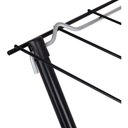 Ver imagem 7 de Varal De Chão Aço Slim Retrátil Dobravel Mor Preto 006215 - Preto