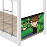 Beliche Infantil Karan Herói com Escada em Metal 100% MDF Branco / Verde - 1