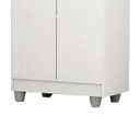 Ver imagem 4 de Kit 2 Armários Organizador Multiuso Sapateira Roma 2 Portas Lavanderia - e e Móveis