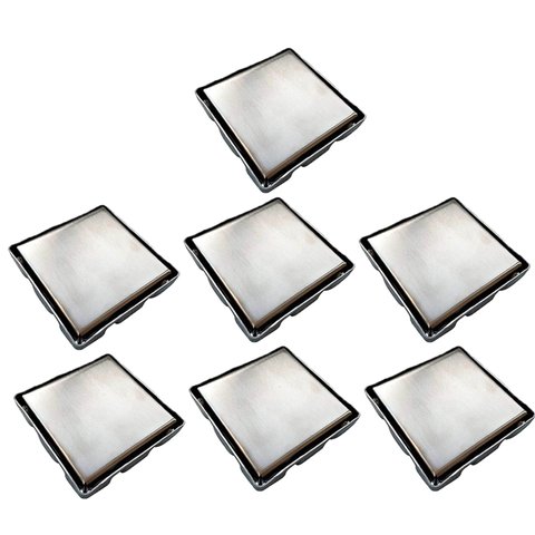 Ralo Oculto Invisivel 15x15 Anti Odor Kit 7 Uni Box Banheiro Cozinha Lavabo Discreto Chao Piso Varan