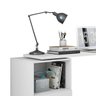 Escrivaninha Lidia com Tampo Giratório Branco Fosco - 7