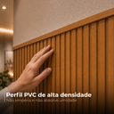 Ver imagem 3 de Kit 7 Barra Perfil 2 Metros Acabamento para Painel Ripado Slim