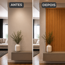 Ver mais imagens de Kit 7 Barra Perfil 2 Metros Acabamento para Painel Ripado Slim