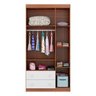 Guarda-Roupa Beca com 3 Portas 100% MDF Carvalho Avelã / Branco Premium - 5