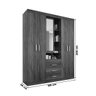 Guarda-Roupa Mabli com Espelho e 5 Portas Demolição - 6