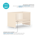 Ver imagem 5 de Berço Mini Cama 3 em 1 Americano 100% MDF Helena