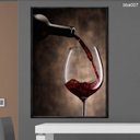 Ver imagem 2 de Quadro Decorativo - Vinho Tinto Bba007 Tela Canvas - 60x40cm