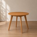 Ver mais imagens de Conjunto Mesa Compacta 90cm & 4 Poltronas Lithi em Linho Marfim Ergônomicas & Delicadas